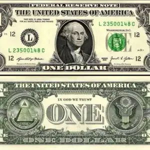 اسکناس ۱ دلار آمریکا 